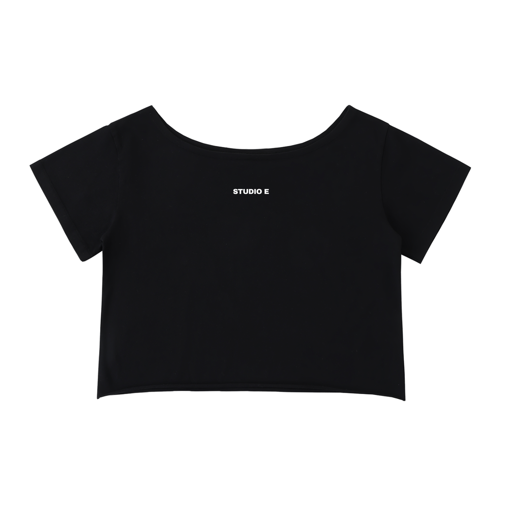 Off-Shoulder Cotton T-Shirt