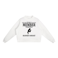 Essential Fleece Mock-Neck Crew Sweatshirt